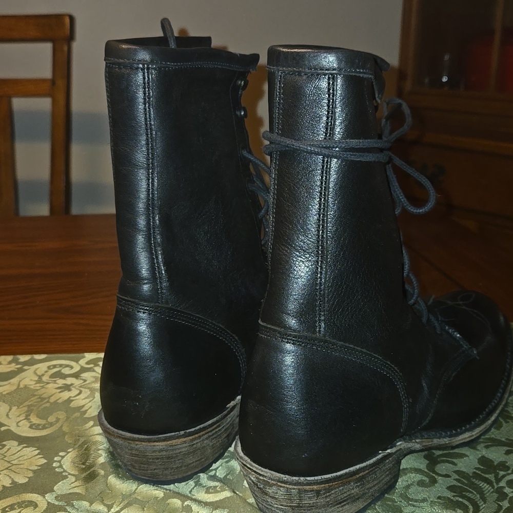 Vintage Shoe Company Kiltie Riding Boot - Picture 4 of 15